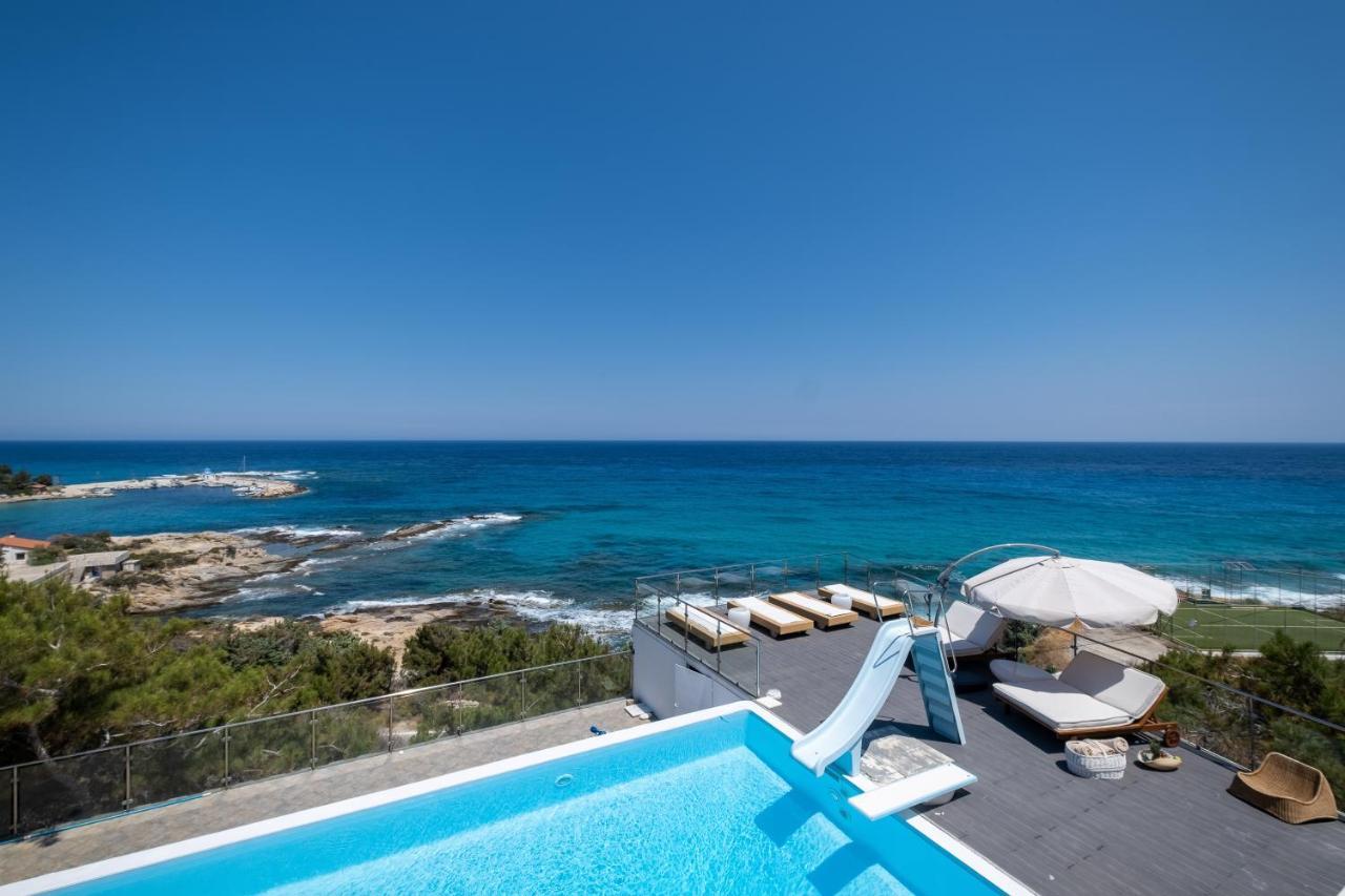 Icarus Luxury Beachfront Villa Gialiskari  外观 照片