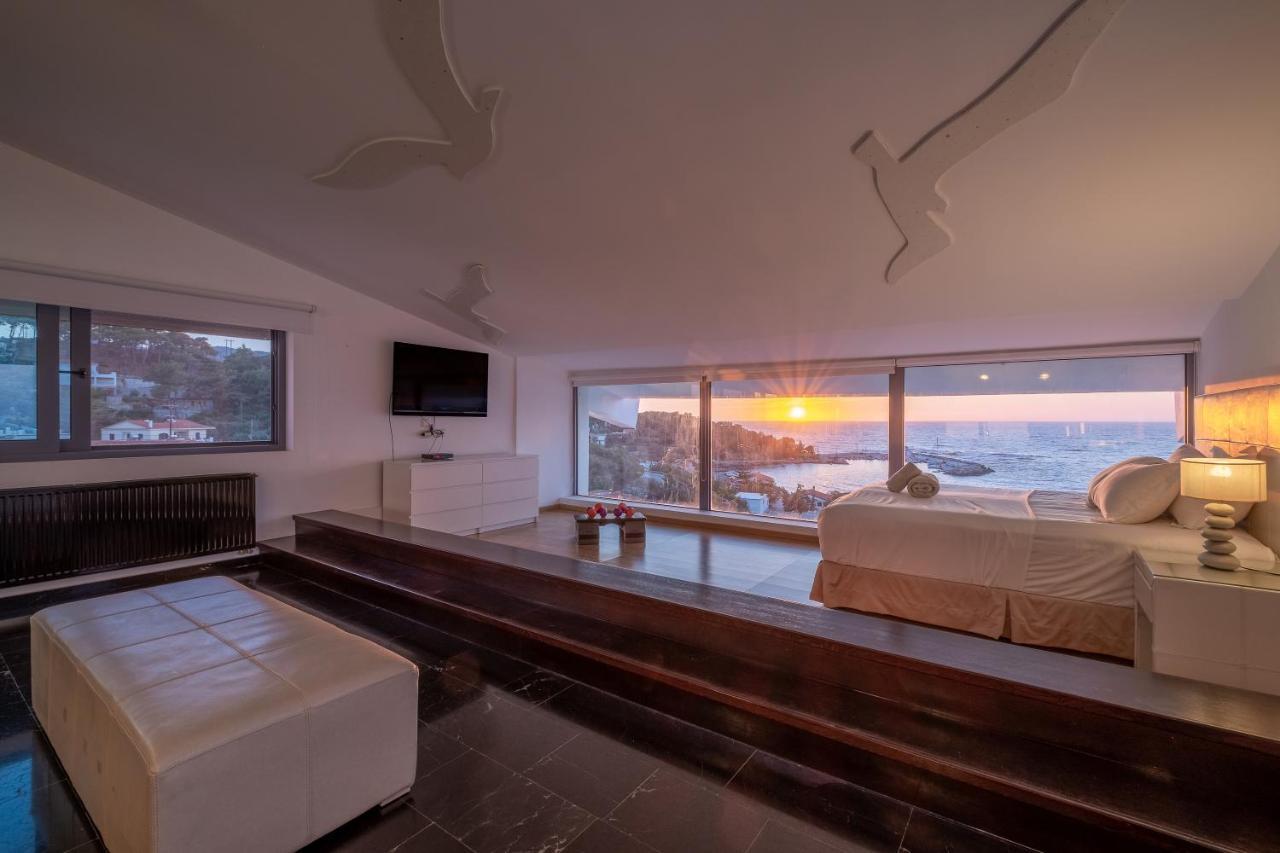 Icarus Luxury Beachfront Villa Gialiskari  外观 照片