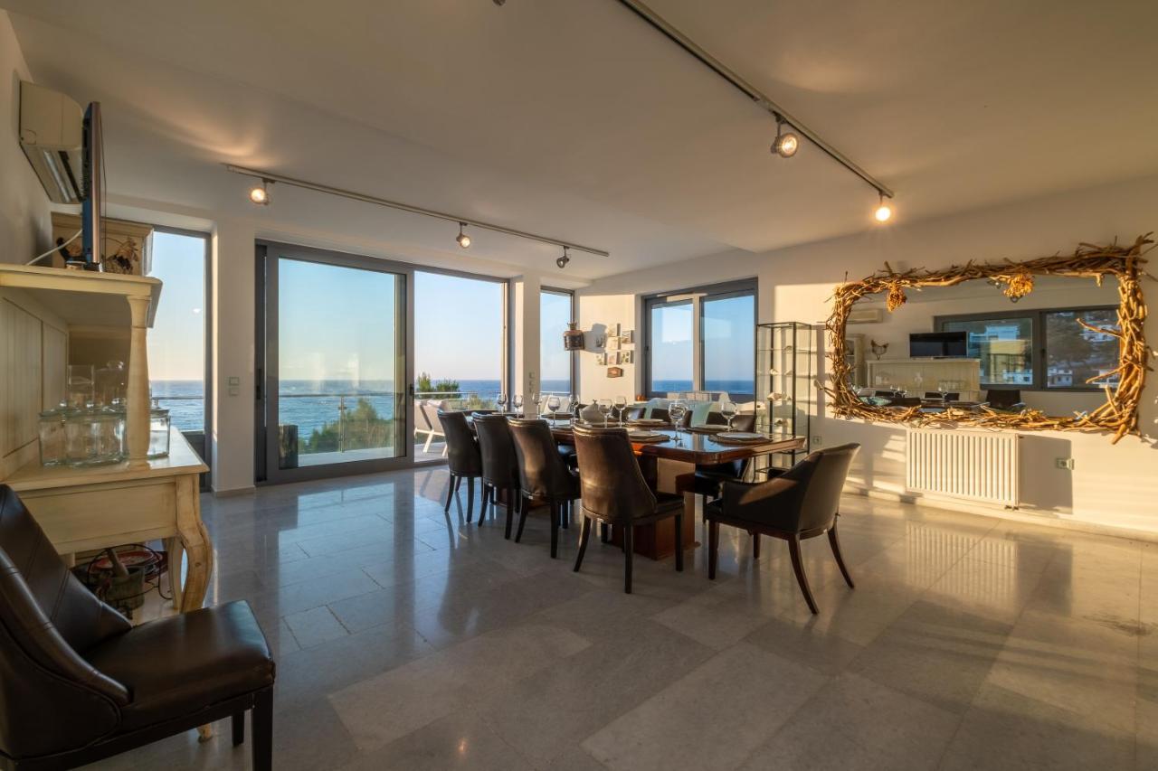 Icarus Luxury Beachfront Villa Gialiskari  外观 照片
