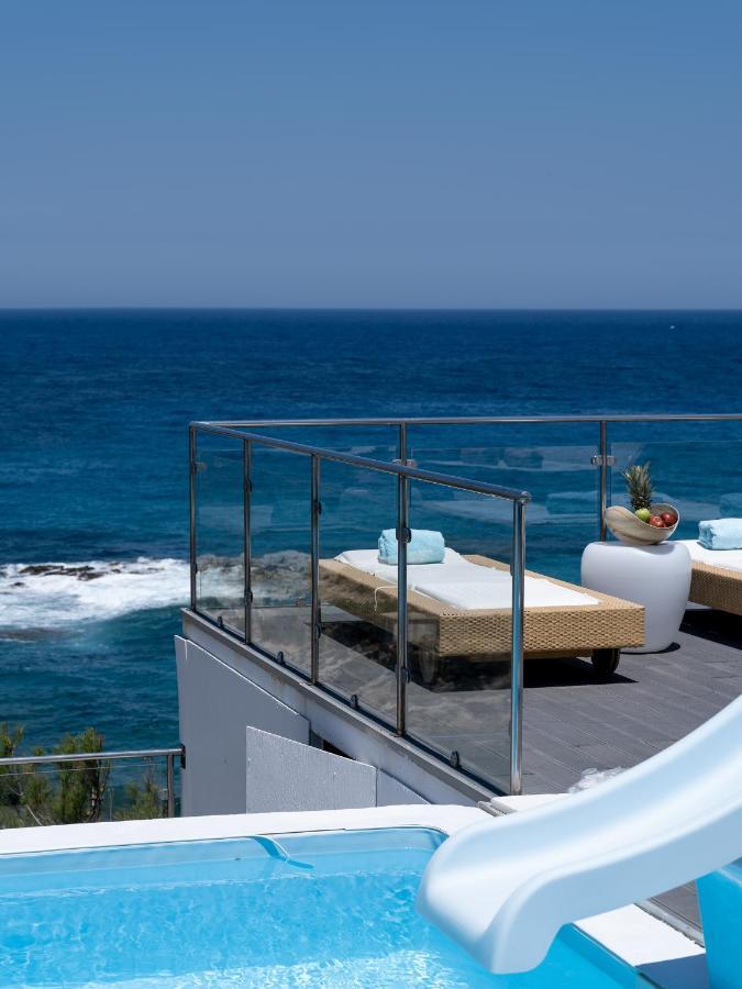 Icarus Luxury Beachfront Villa Gialiskari  外观 照片